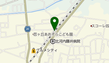 せんたく工房忍ヶ丘店の地図画像