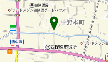 ハート美容室の地図画像