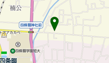 美容室ハナフサの地図画像