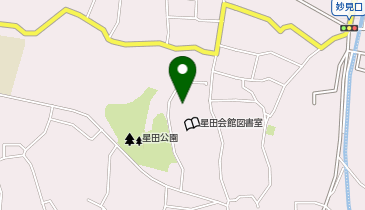 星田会館の地図画像