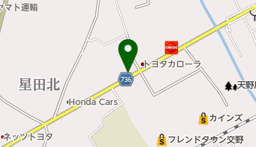 丸一金物店の地図画像