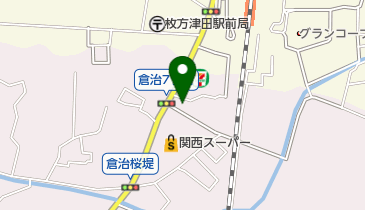 ふとん館つただ津田店の地図画像