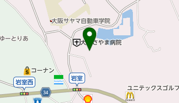 狭山福音教会の地図画像