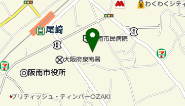 オンセンド阪南店の地図画像