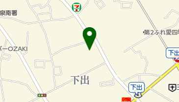 はんなんみゅうじっくすていしょんの地図画像