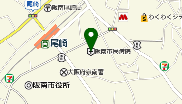 泉南薬剤師会 案内コーナーの地図画像