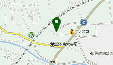 島本町第二コミュニティセンターの地図画像