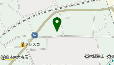 大阪染工労働組合の地図画像