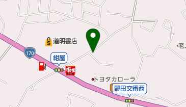 有限会社田中商店の地図画像