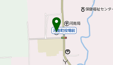河南町職員労働組合の地図画像