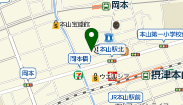 くっく・ばっく岡本ダイエー店の地図画像