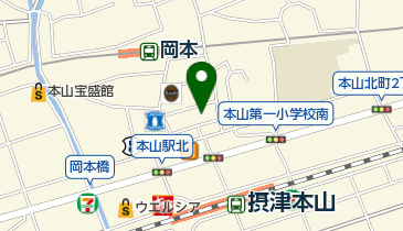 本山地域福祉センターの地図画像