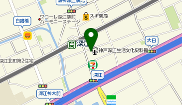 深江会館の地図画像