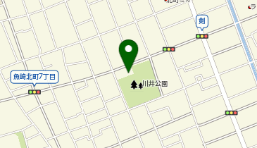 横屋会館の地図画像