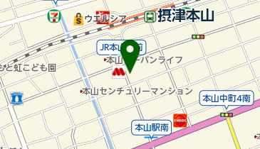 山本塾 本山教室の地図画像