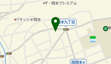 西岡本キリスト教会の地図画像