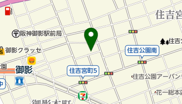 金光教御影教会の地図画像