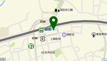 クリーニングアルファ 御影店の地図画像