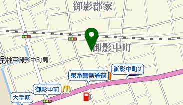 クリーニングひらのの地図画像