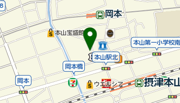 アザレ化粧品グリーンルームの地図画像