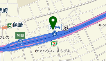 松屋酒店の地図画像