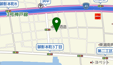 山内紙器株式会社神戸支店の地図画像