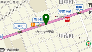 甲南サイクルの地図画像