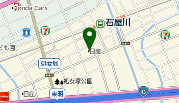 兵庫日産自動車株式会社 御影店の地図画像