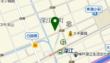 丸市精肉店の地図画像