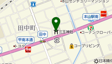 三王神社の地図画像