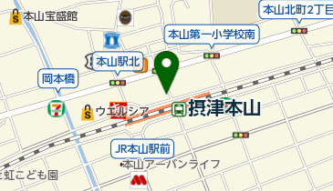 酒館amelieの地図画像