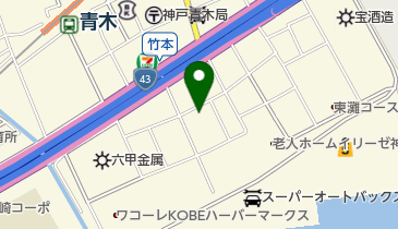 甲南発條株式会社の地図画像
