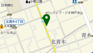 きたおおぎ動物病院の地図画像