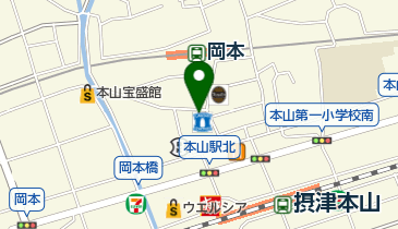 株式会社ドンク岡本グルメ館の地図画像