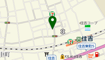 エリーロンドン美容室 住吉エース店の地図画像