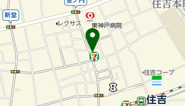 エリーロンドン美容室 住吉店の地図画像