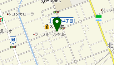 オリーブ美容室の地図画像