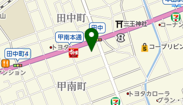 ゆたか美容室 甲南店の地図画像