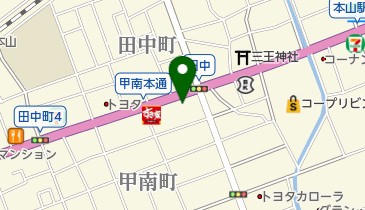 有限会社西山の地図画像