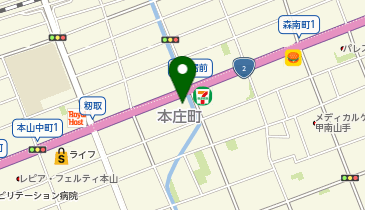 甲南光薬局の地図画像