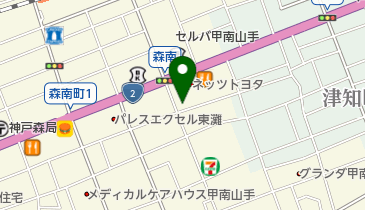 アップ薬局の地図画像