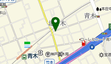 幸福温泉の地図画像