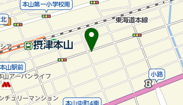 フジ理容室の地図画像