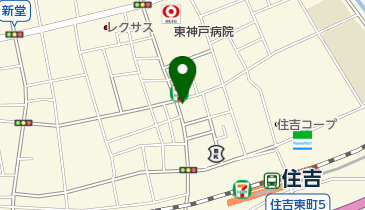 ヘアーポジションYAMAMOTO住吉店の地図画像