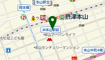 吉岡の地図画像