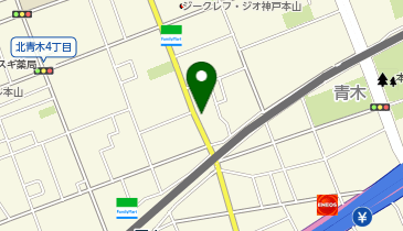 ピザハット北青木店の地図画像