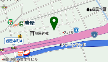 田中印刷出版株式会社の地図画像