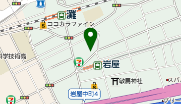 岩金モーターの地図画像