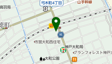 ケアウイング六甲の地図画像