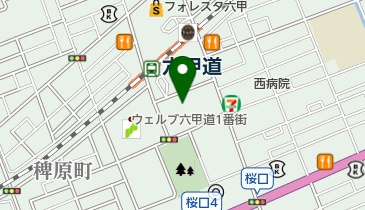 神戸新聞文化センター六甲道KCCの地図画像